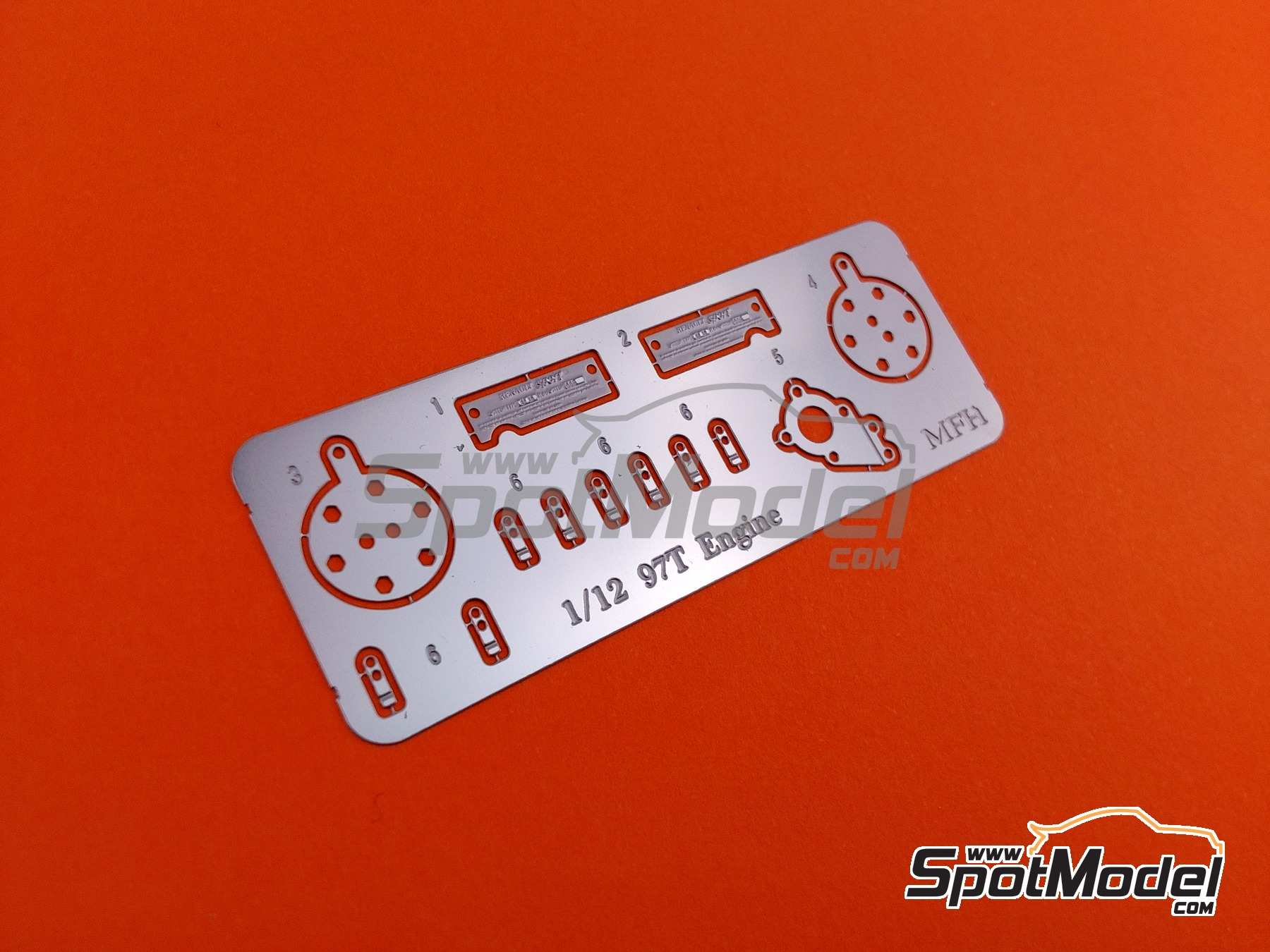 M*a様 1/12 LOTUS TYPE 97T ENGINE KIT Model Factory Hiro KE013: Engine 1/12 scale - Lotus Renault